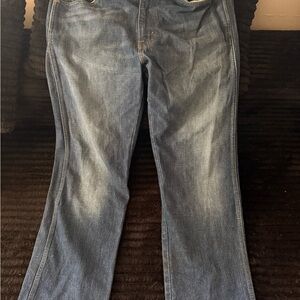 Levi's Blue Denim Jeans with Brown Label